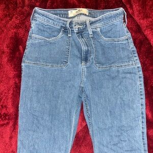 Flare hollister jeans high rise